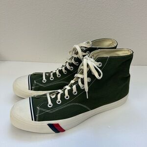 Pro-Keds / GREEN/NWOT/NWOB/ Hi Lace Up/Mens / Olive Green/ size 14